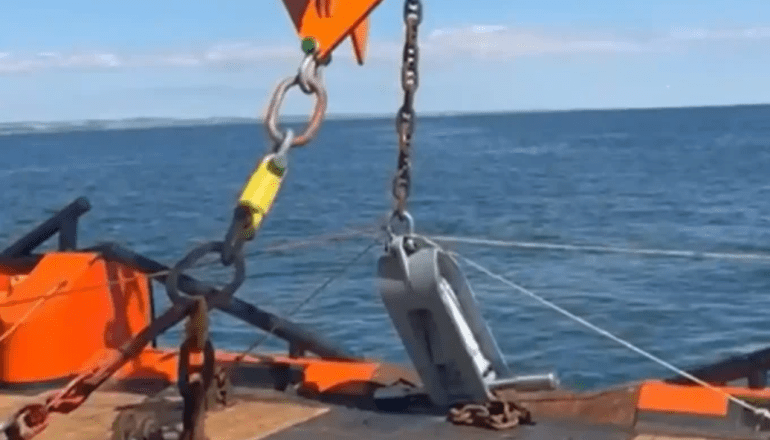 Stingray attached to train arrangement
