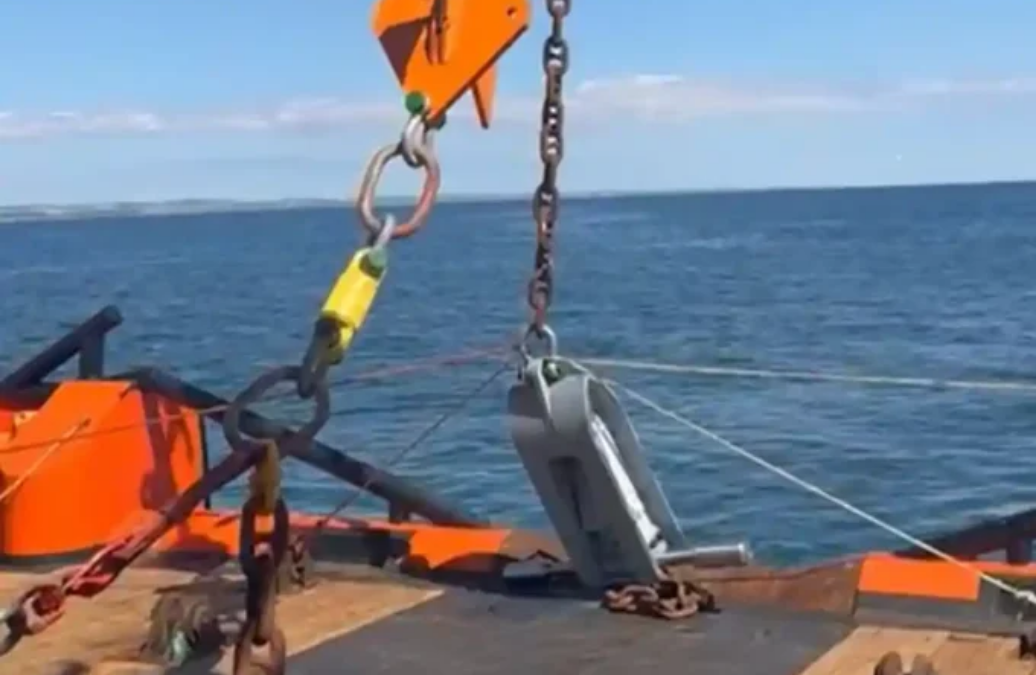 Stingray attached to train arrangement